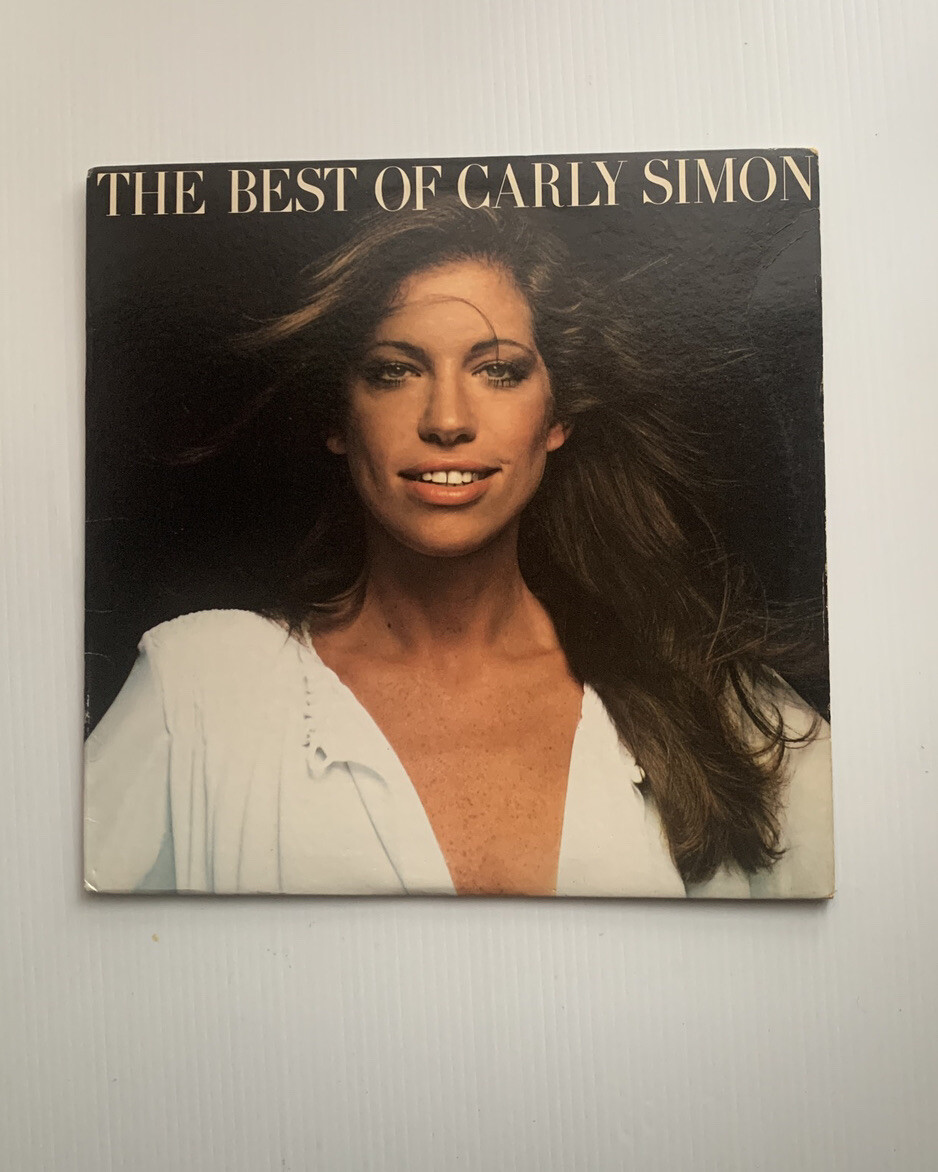 Vinyl LP BEST OF CARLY SIMON USA Record Elektra 1975 Sleeve Lyrics 1970 1975
