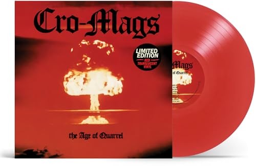 Cro-Mags – The Age Of Quarrel (Ruby Red Translucent VINYL) – PUNK *NEW/COLOR*