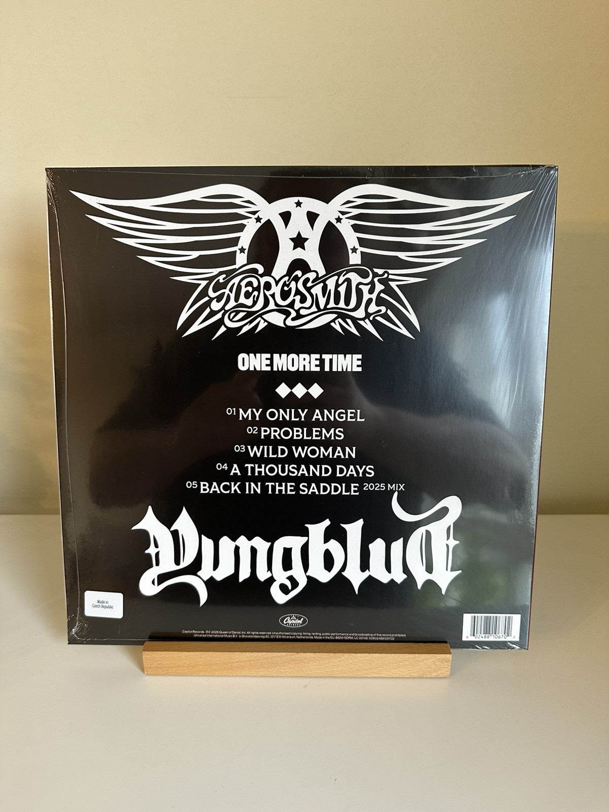 Aerosmith Yungblud – One More Time 12” Clear Vinyl Sealed Signed 12” Art Card