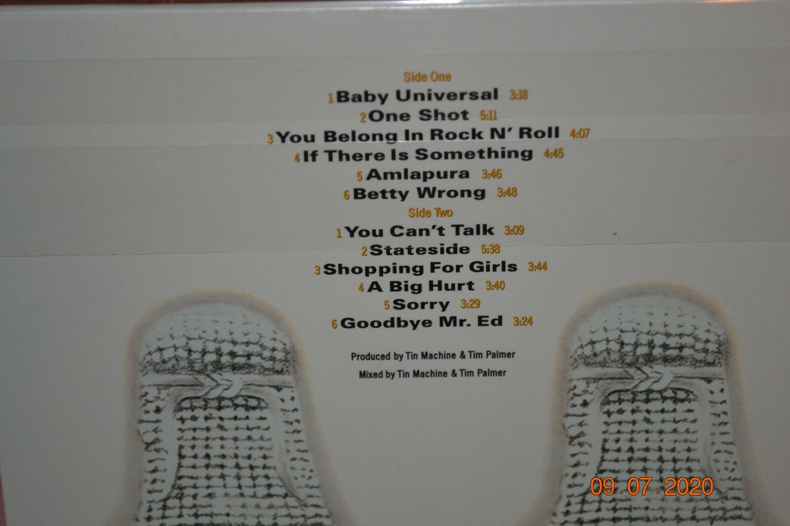 TIN MACHINE – Tin Machine II, Ltd Import 180G COLORED VINYL LP Foil #d BOWIE New