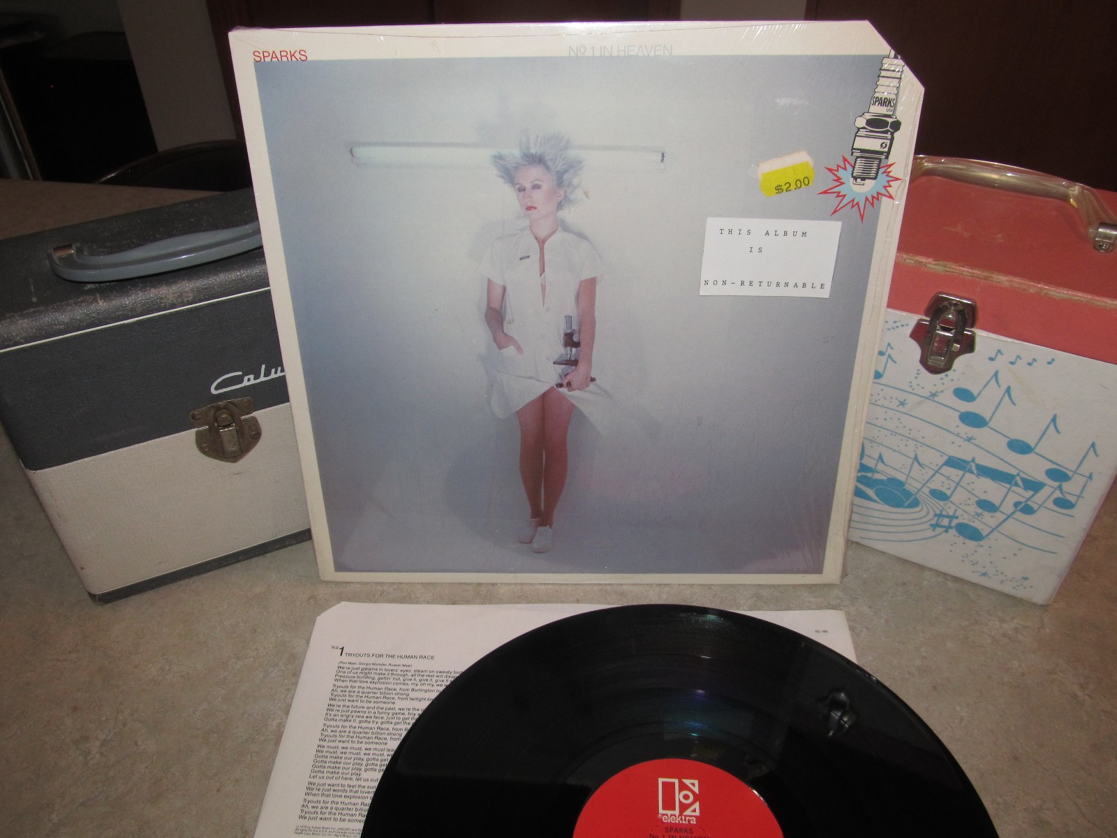 No 1 IN HEAVEN Record Vinyl SPARKS Elektra 6E-186 Vintage Press Shrink EX!