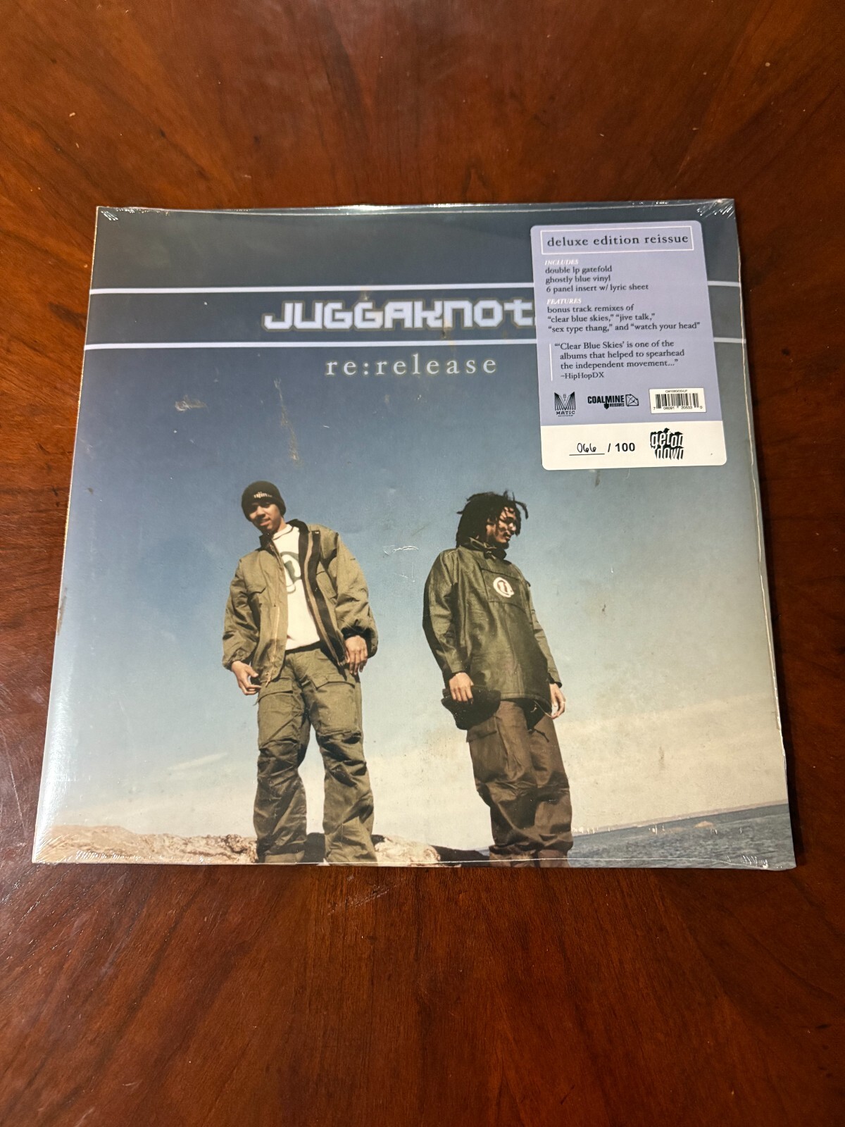 GET ON DOWN EXCLUSIVE LIMITED JUGGAKNOTS RE:RELEASE: CLEAR BLUE SKIES 66/100