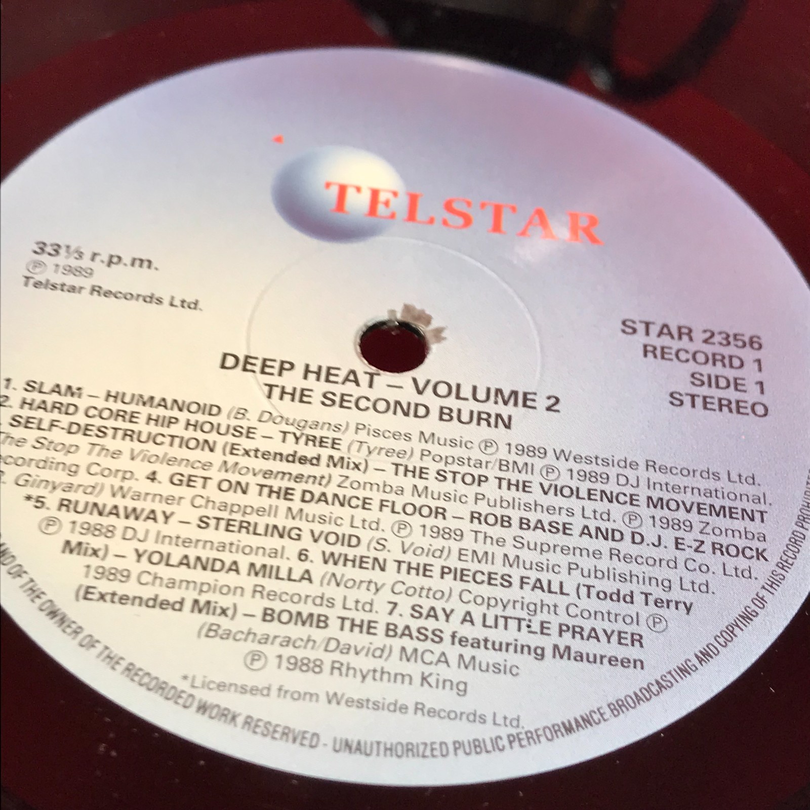 VARIOUS Deep Heat 2 The Second Burn 1989 UK Double Vinyl LP HIP HOP & RAP Yazz