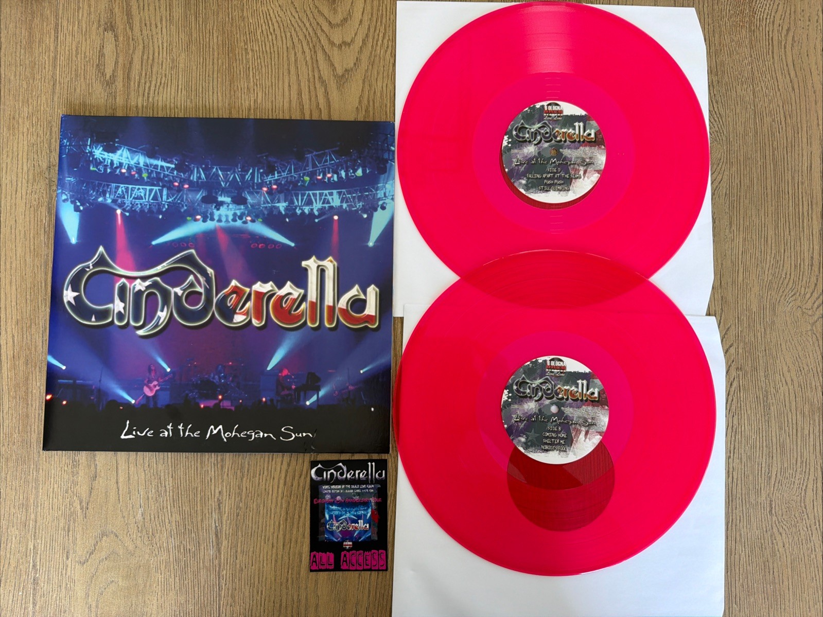 Cinderella Live At The Mohegan Sun 2LP Pink Vinyl #36/500 Ltd Numbered Gatefold