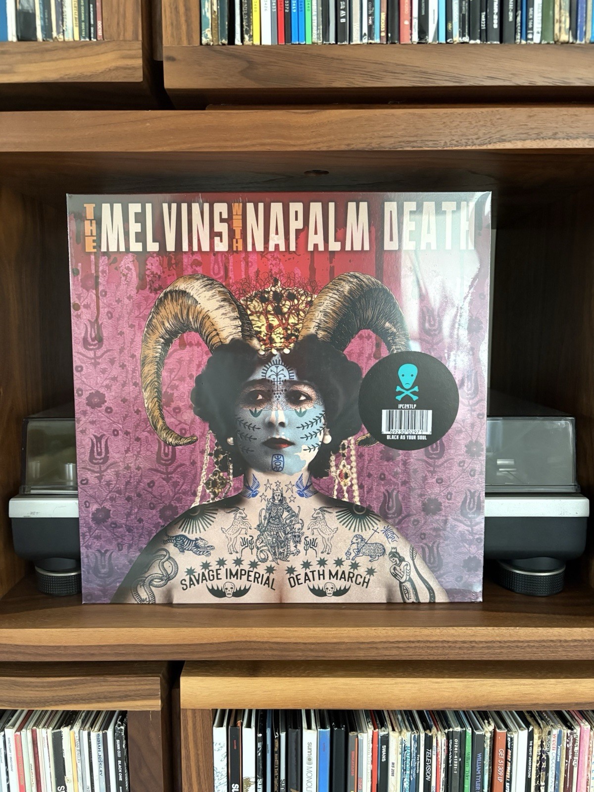 The Melvins with Napalm Death LP Savage Imperial Death March Vinyl Sealed