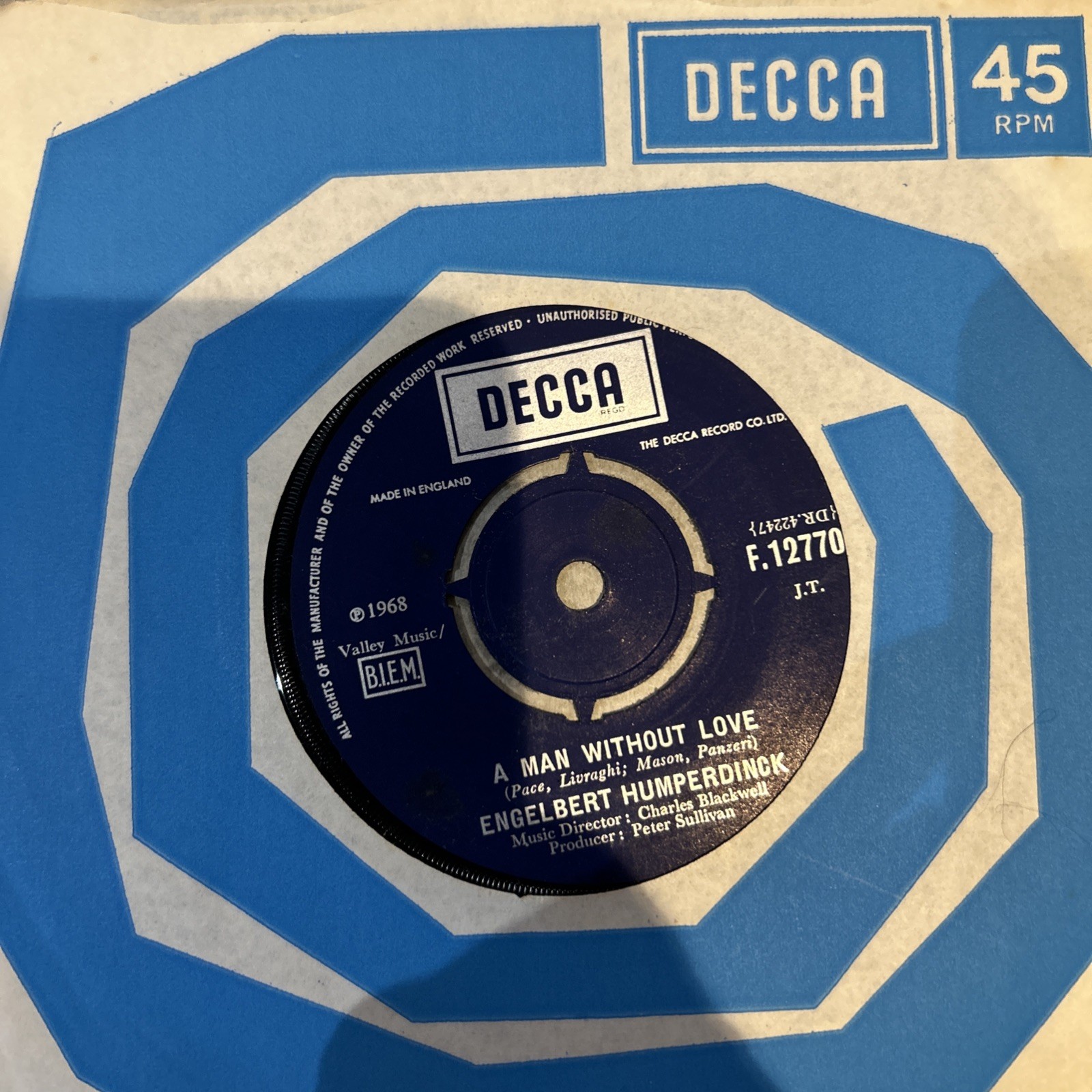10 X Engelbert Humperdinck – 7” Vinyl Bundle Single JobLot