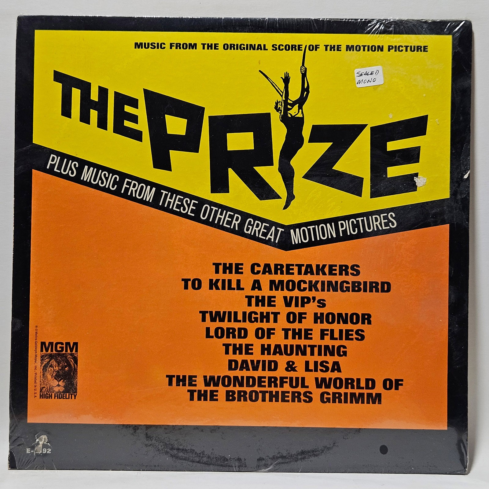 The Prize Plus Music From.. – 1963 Jazz – Sealed NOS