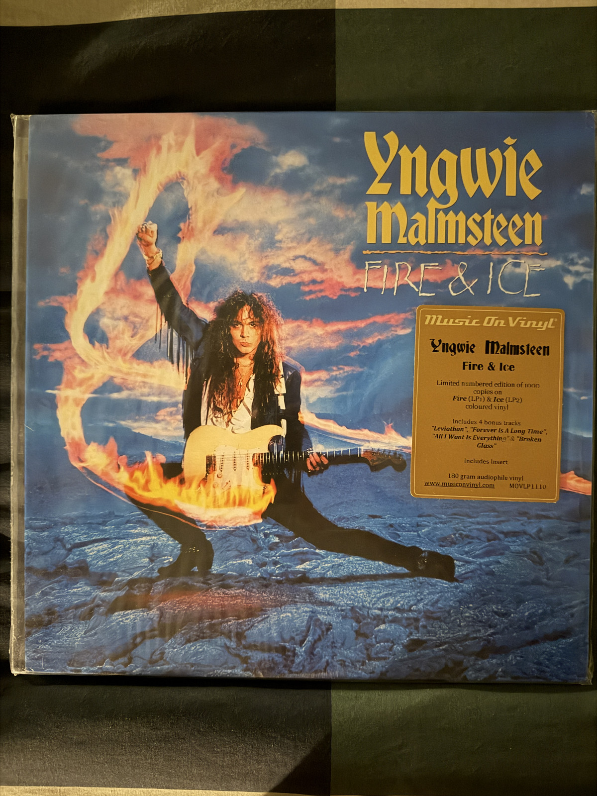 Yngwie Malmsteen Fire & Ice NEW SEALED Numbered 2LP MOV Colored Vinyl