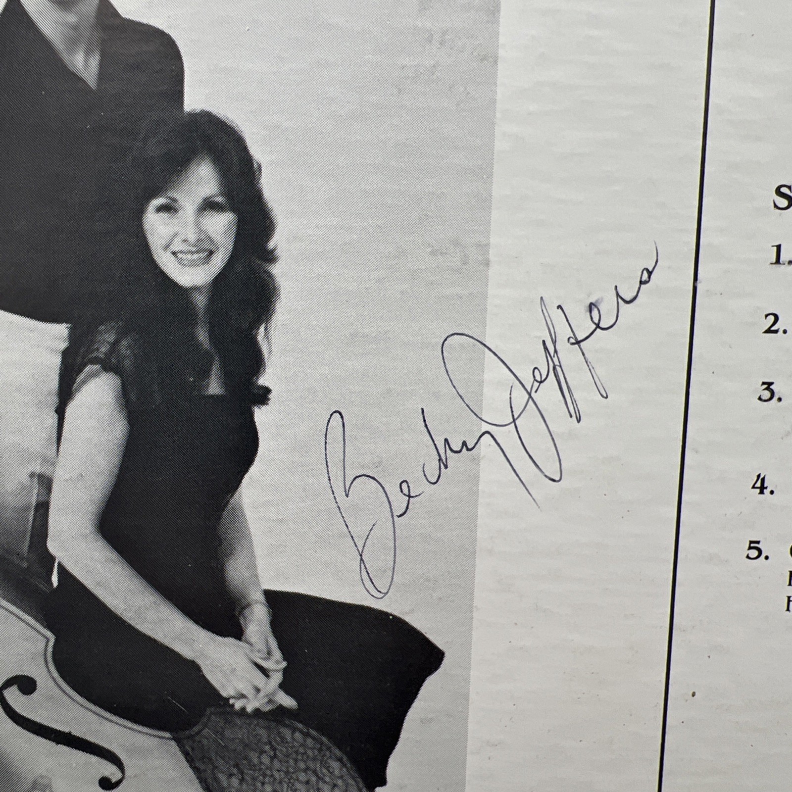 Russ & Becky Jeffers Band Opryland USA LA-1002 SIGNED Kathy Kuhn, Becky Jeffers