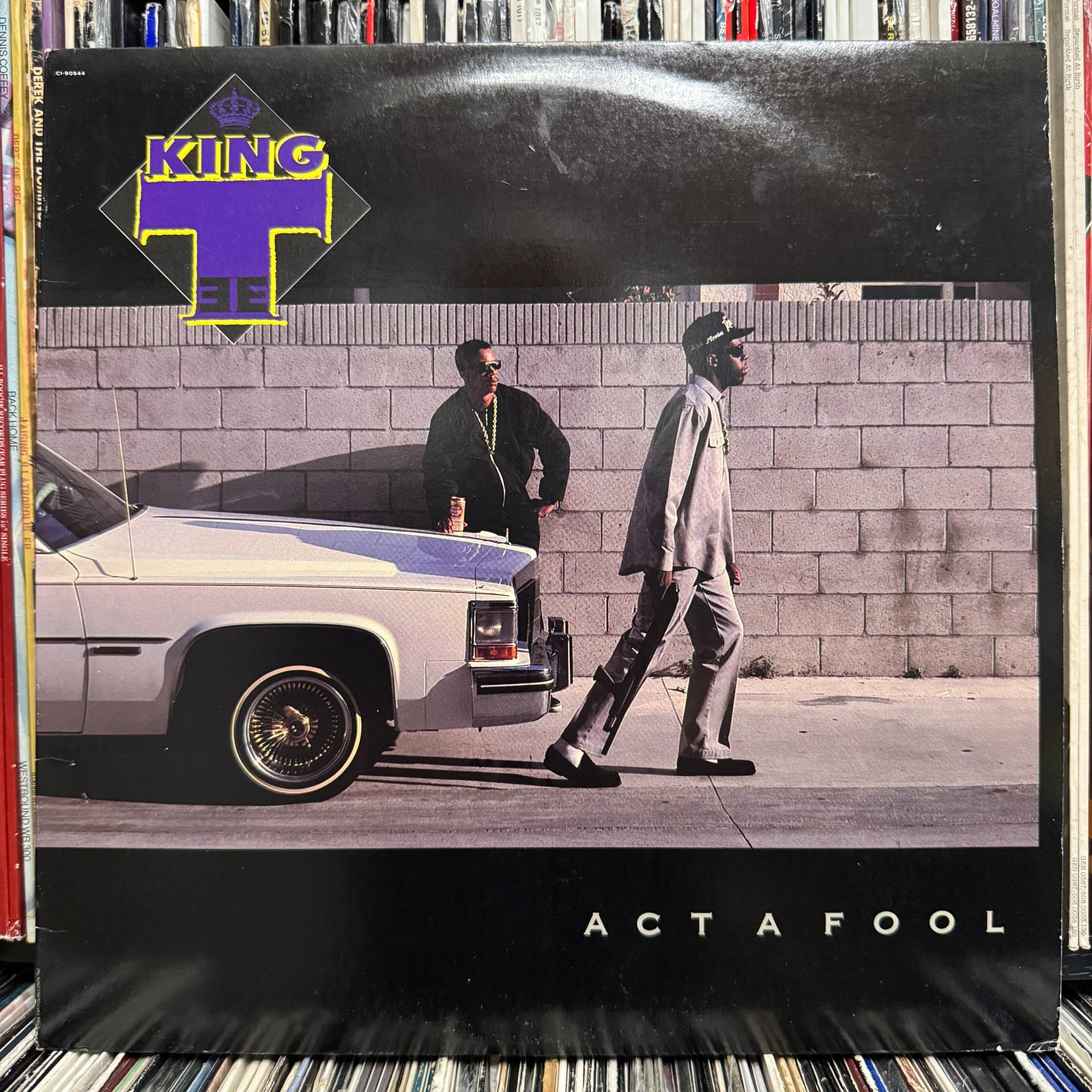 KING TEE – ACT A FOOL (VINYL LP) 1988!! RARE DEBUT ALBUM!!! DJ POOH / CAPITOL