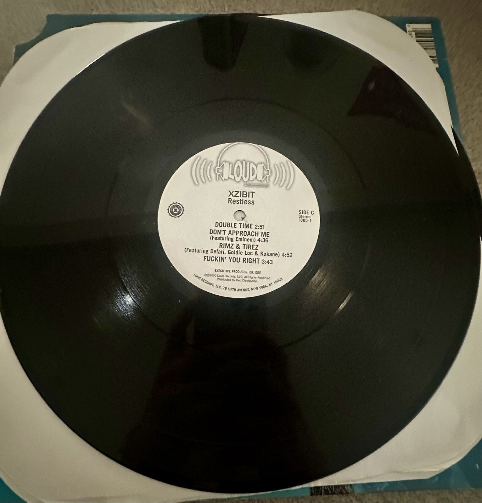 Xzibit – Restless 2LP Vinyl Record 2000 Ex./Ex. Dre Eminem KRS Snoop Nate Dogg