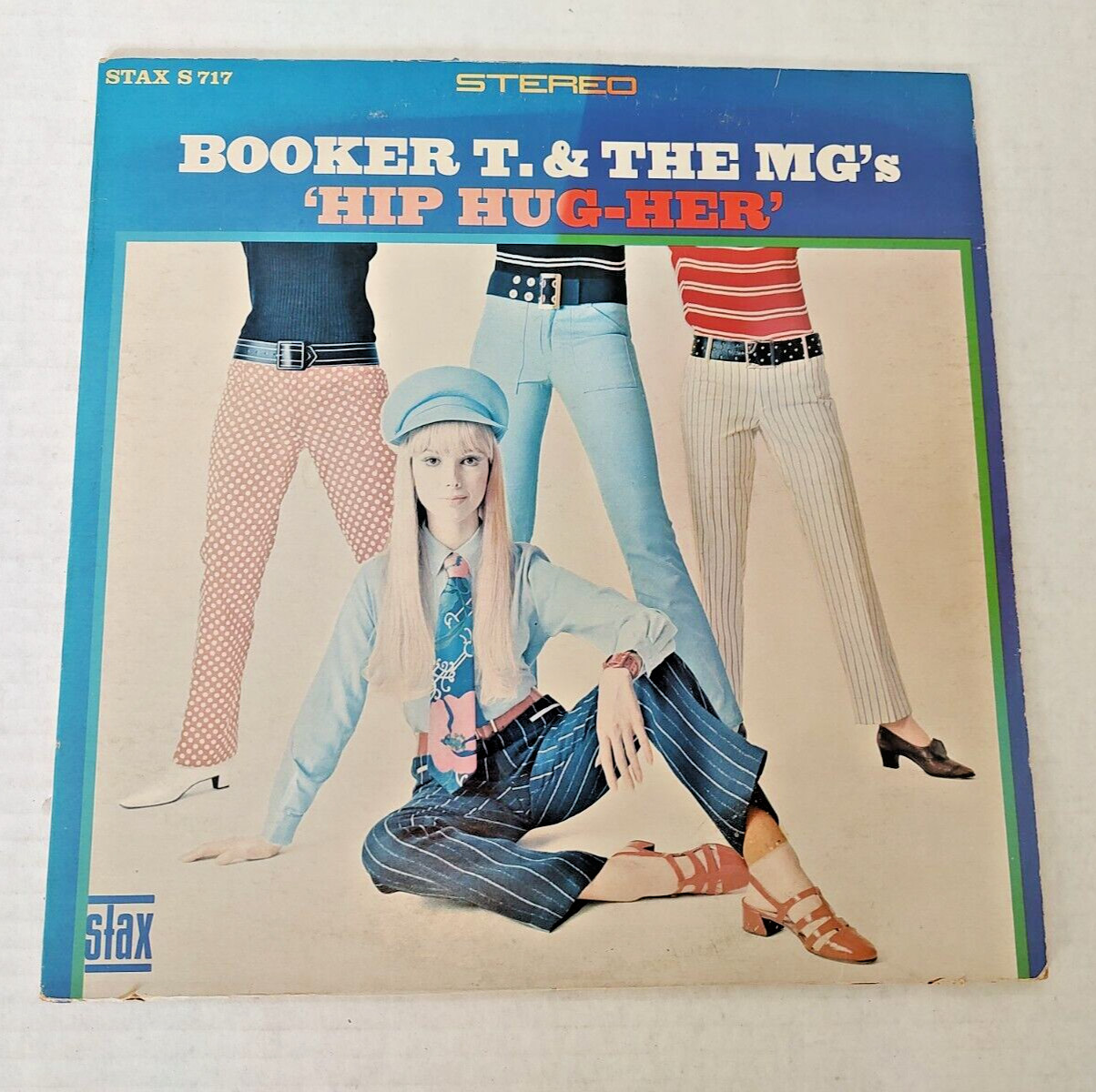 Booker T & The MG’s Hip Hug Her LP Vinyl Record Album 1967 Vintage Stax S 717