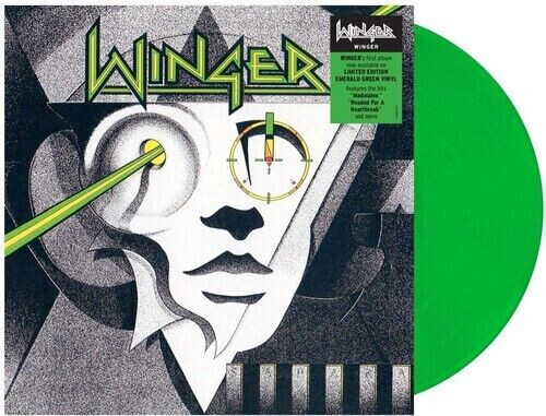 Winger – Winger – Green LP Vinyl Record 12″ – NEW Sealed – Hard Rock, Glam