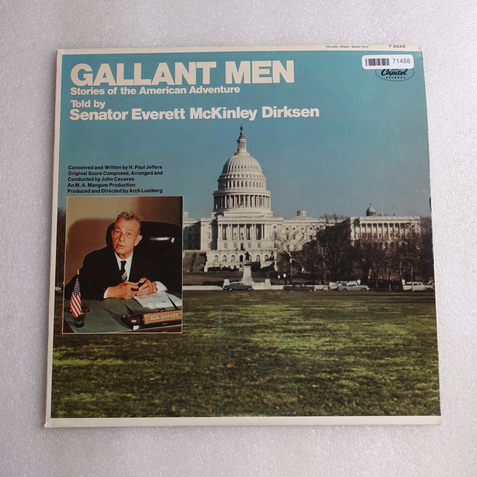Everett Dirksen Gallant Men LP Vinyl Album Record Non-Music