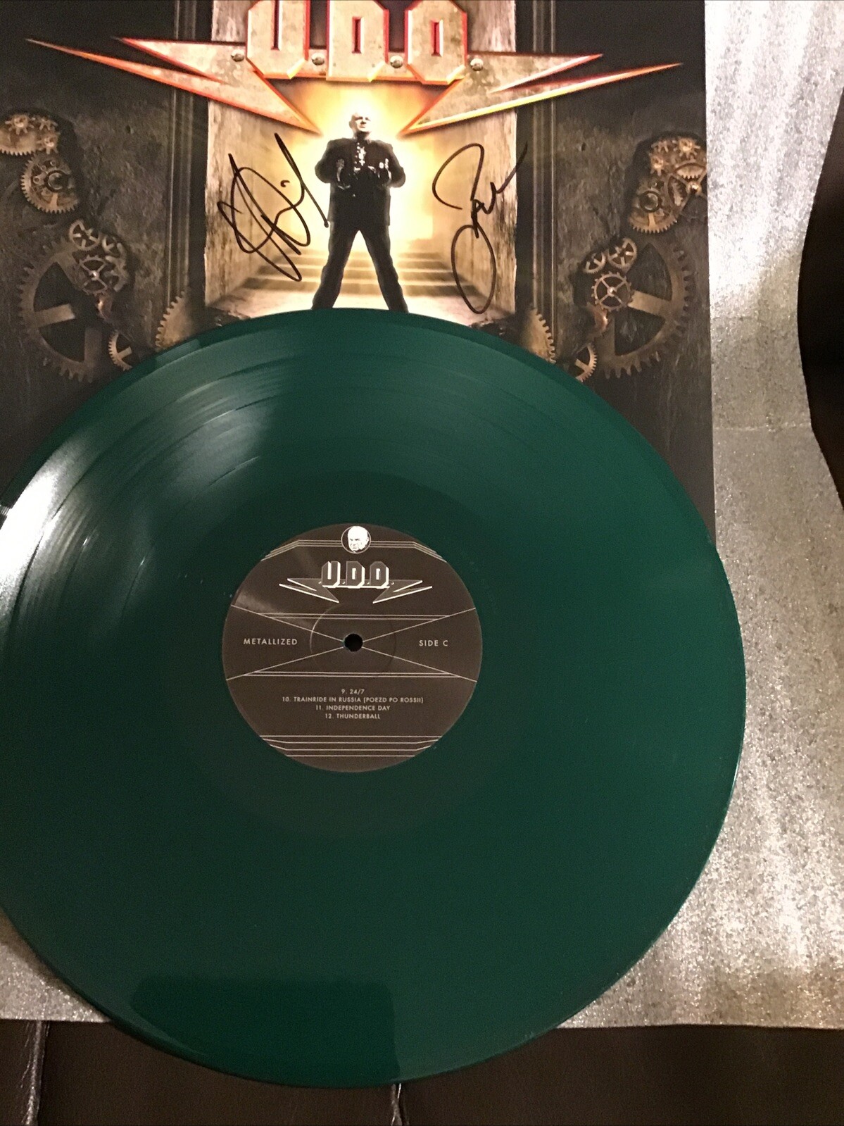 Vinyl Records – U.D.O.- Metallized- Limited Edition Dark Green,New,signed