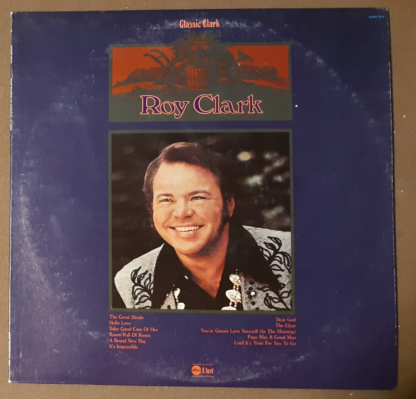 Roy Clark Classic Clark by ABC DOT Records 33rpm VINYL LP RECORD 1974