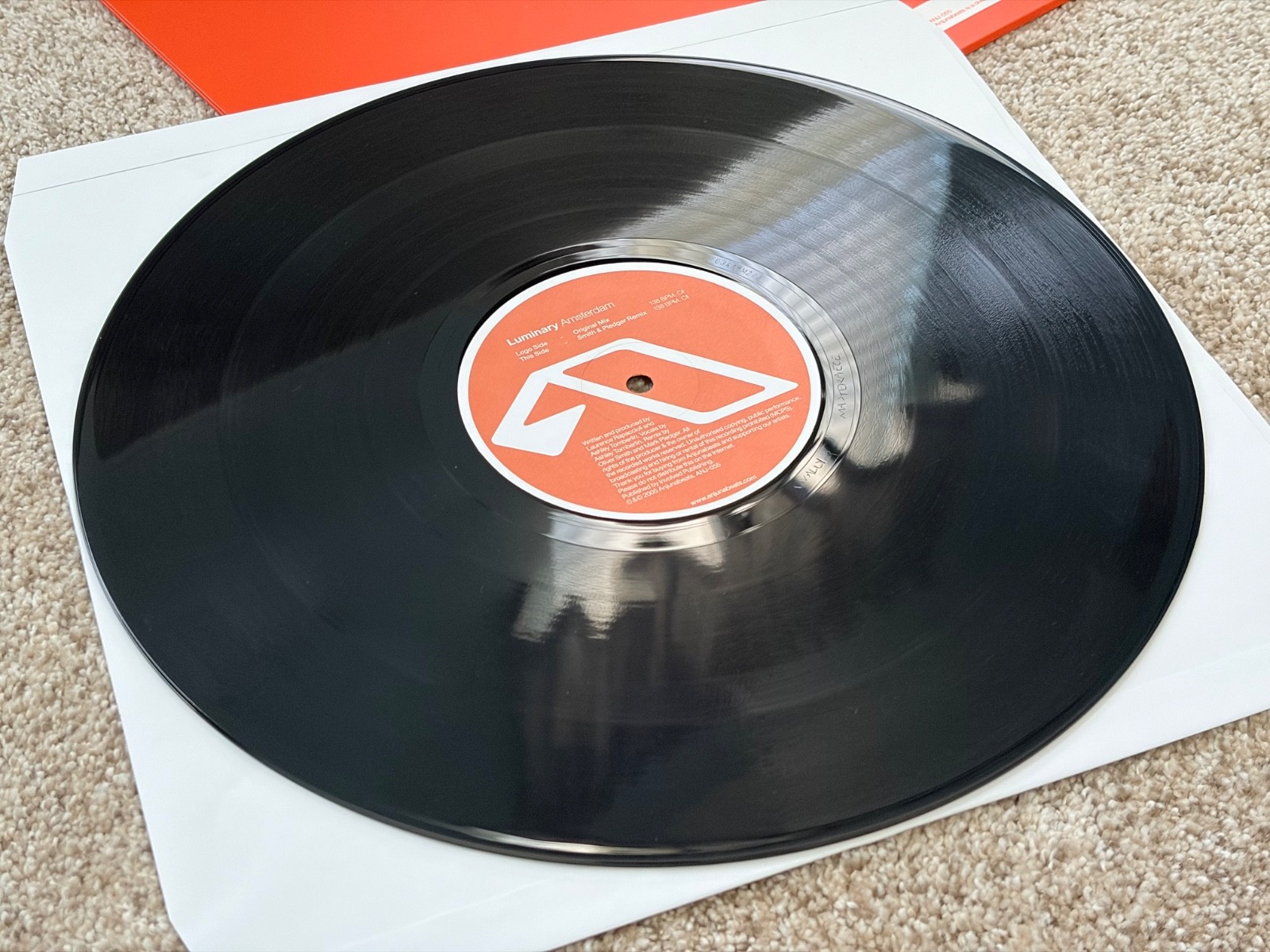 NM EX+ Anjunabeats Amsterdam Luminary 12″ Vinyl 2005