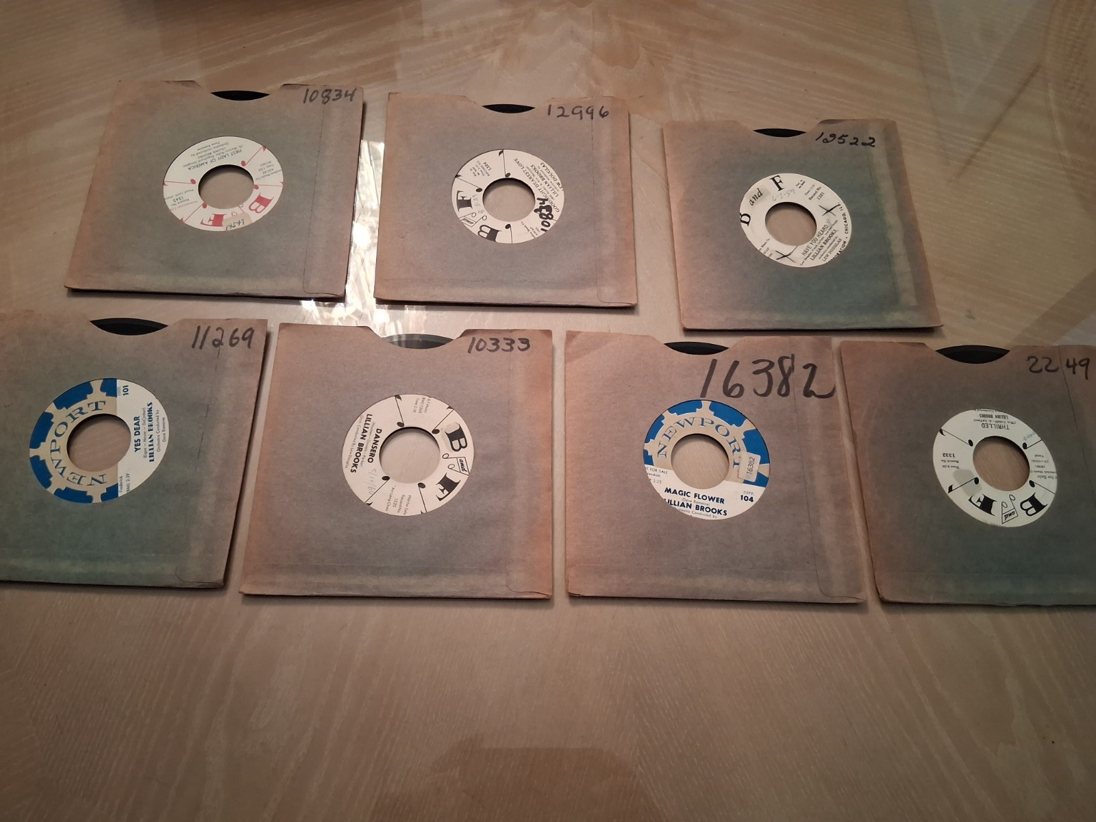 168 Original 45 PM R & B, Doo Wop Related Rock, Country 1950’s 1960’s Records