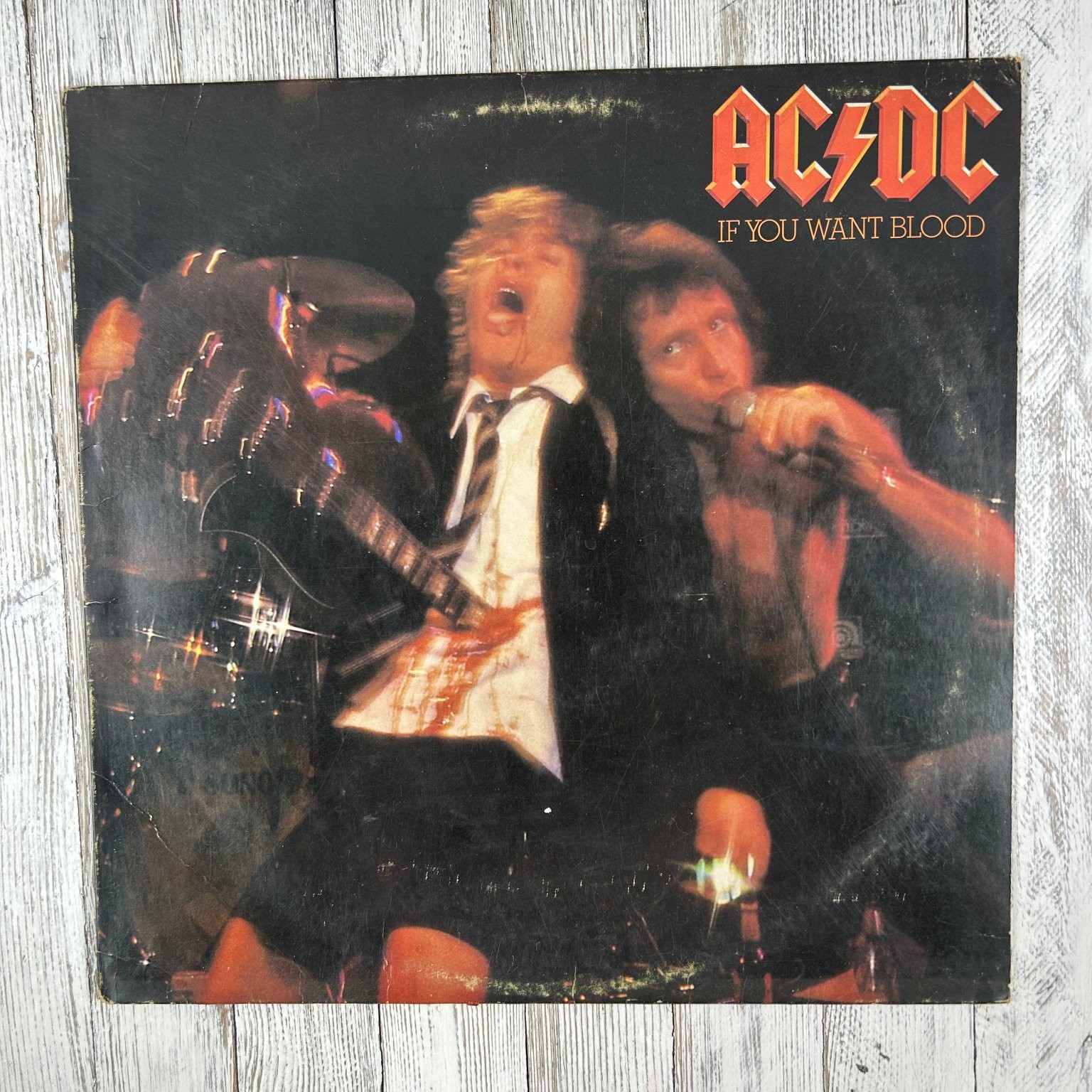 AC/DC – If You Want Blood LP Record 1978 Atlantic Rock Hard Rock 33 RPM