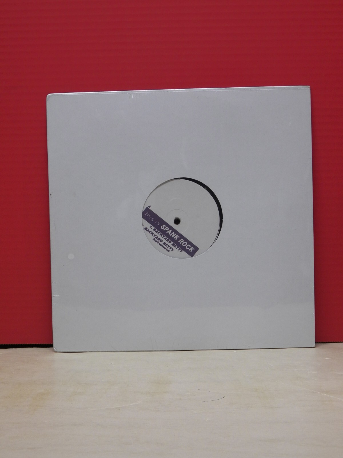 Sealed 12″ Single Spank Rock Backyard Betty 2005 Big Dada Recordings BD86