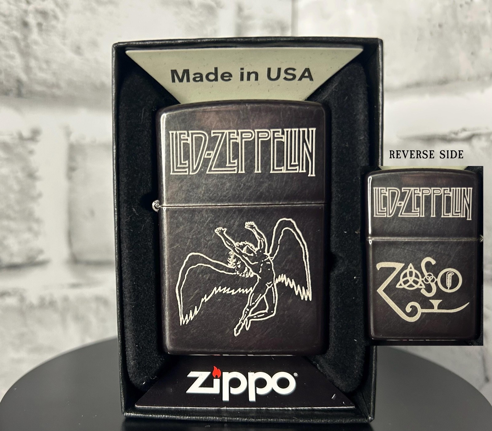Led Zeppelin Genuine USA Zippo Engraved
