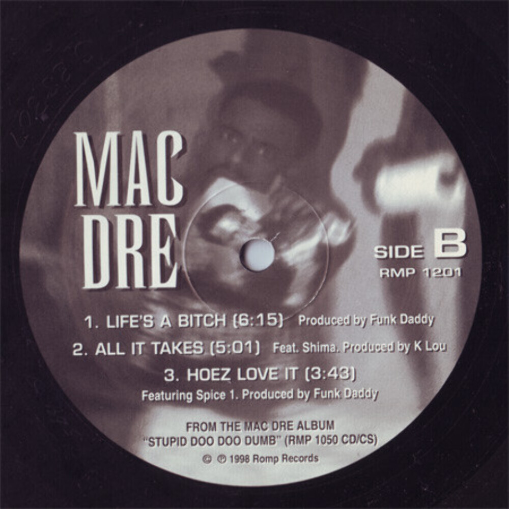 Mac Dre – I Need A Eighth – Romp Records – RMP 1201 – 12″ 2058262670