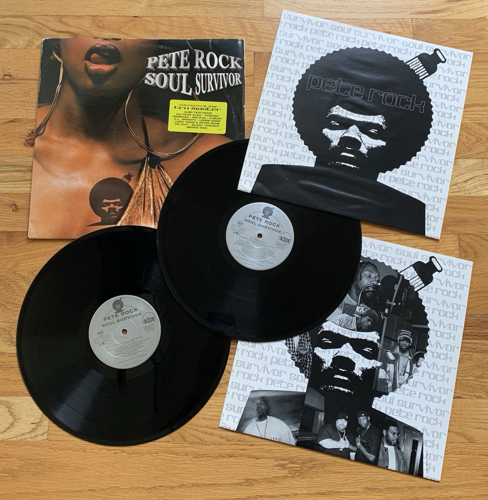 PETE ROCK SOUL SURVIVOR VINYL RECORD LP 2LP LOUD HYPE RAP HIP HOP PROMO OG 1998