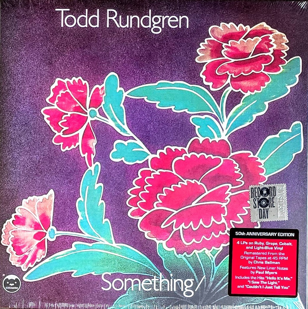 TODD RUNDGREN – SOMETHING / ANYTHING – COLORED VINYL 4-LP BOED SET ” NEW, SEALED