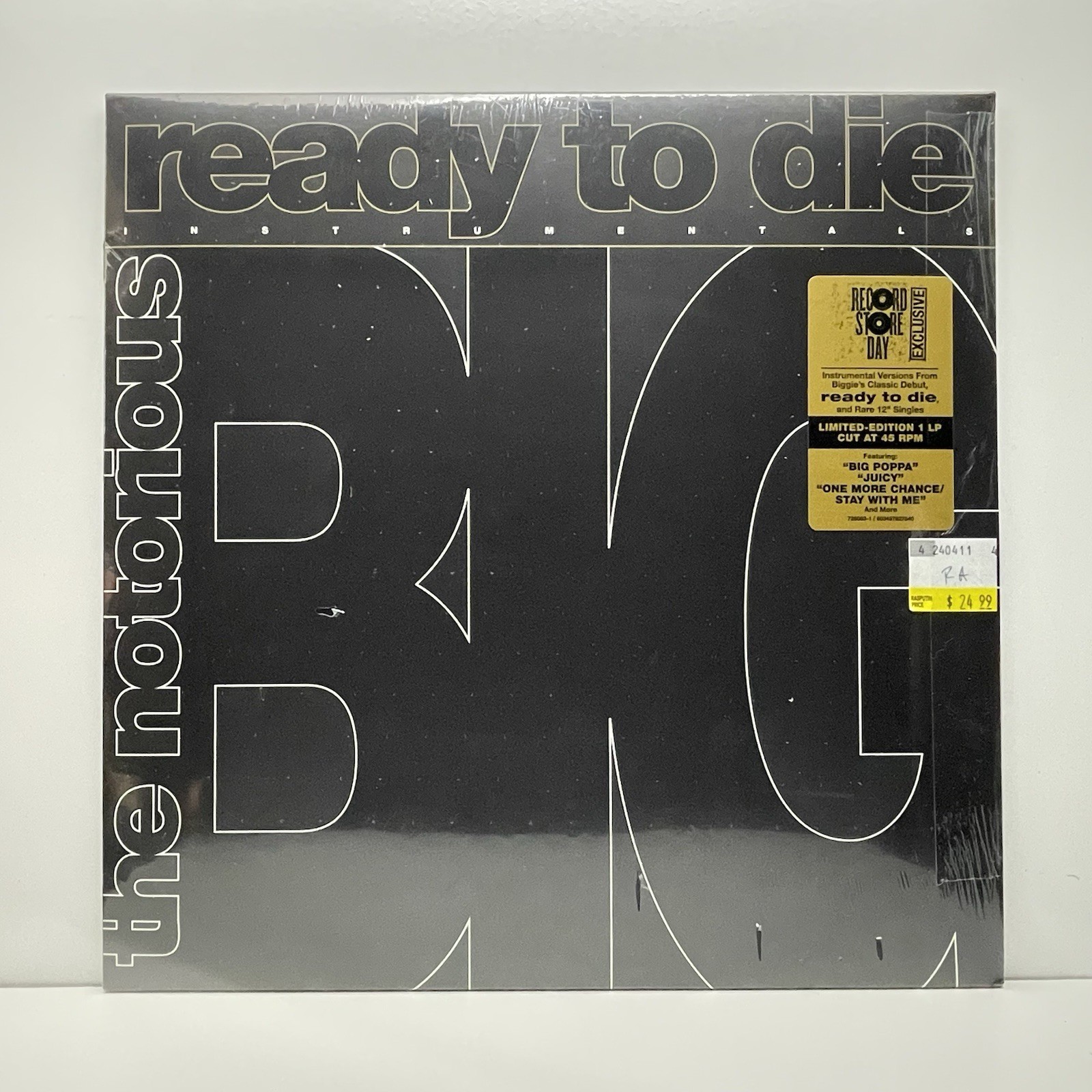 NOTORIOUS B.I.G. (THE) – READY TO DIE: THE INSTRUMENTALS (RSD 2024) NEW SEALED