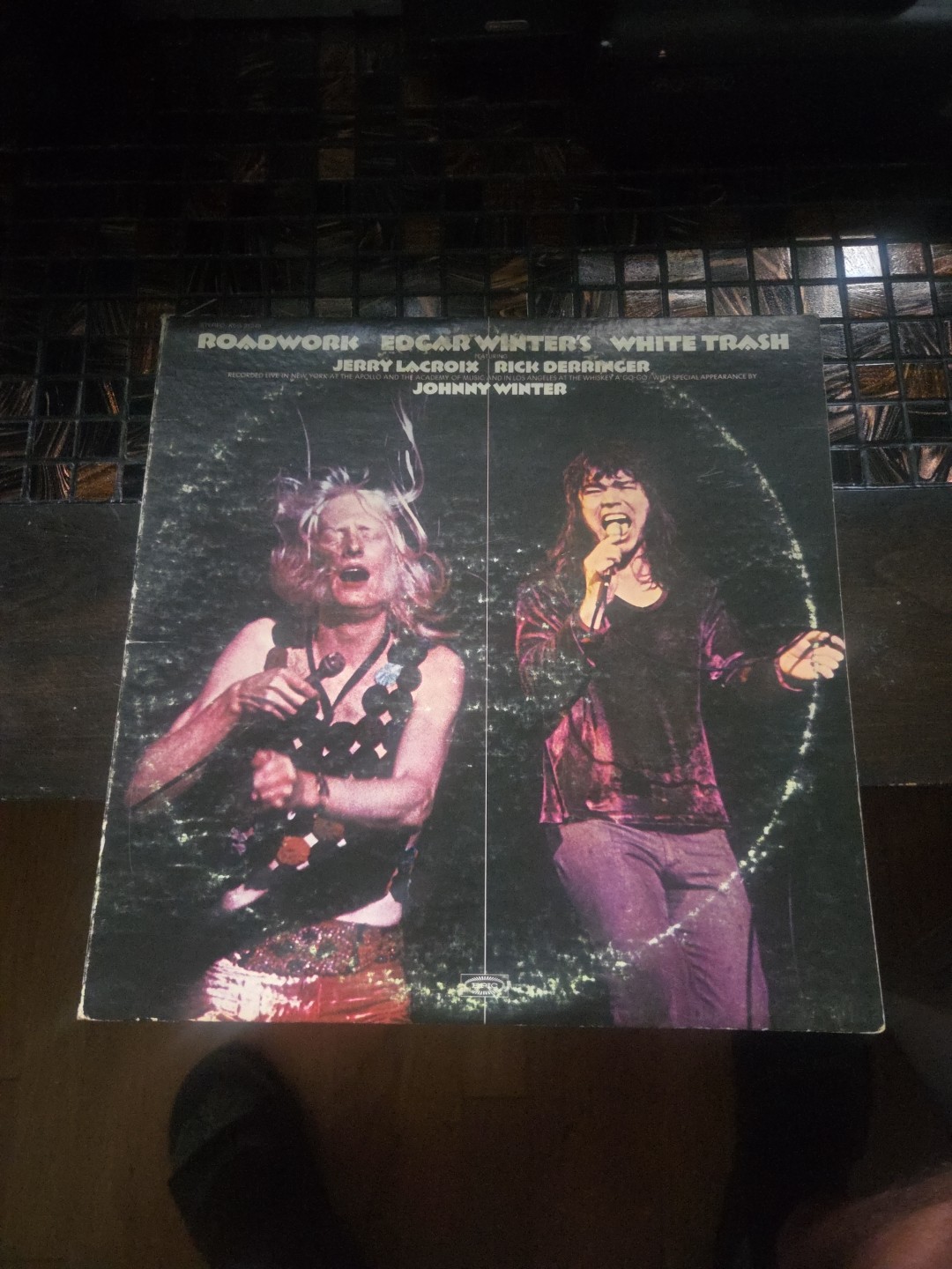🔥Edgar Winter’s White Trash ‎– Roadwork Vinyl, LP 1972 Epic ‎– KEG 31249