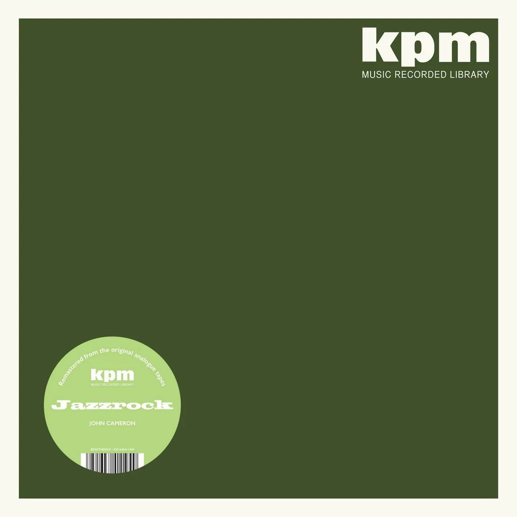 John Cameron – Jazzrock (KPM) LP Be With Records library music comp 2019