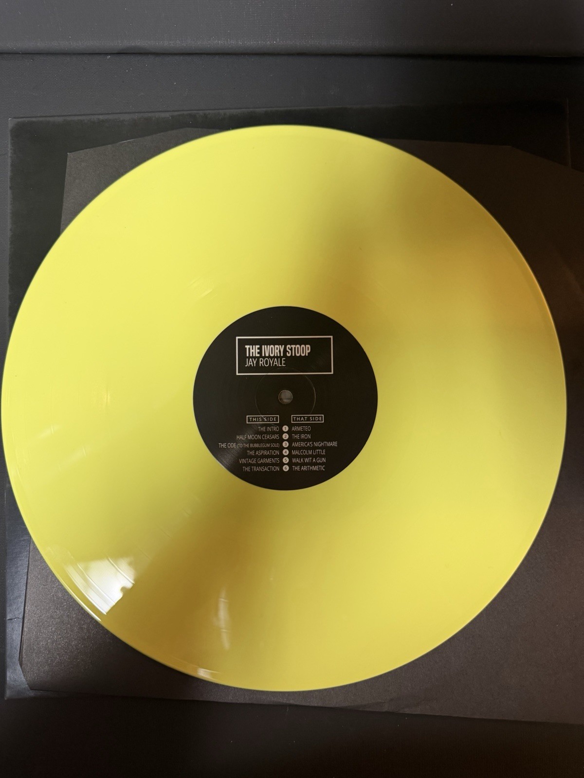Jay Royale The Ivory Stoop RARE ARTIST PROMO Vinyl Record Copenhagen Crates