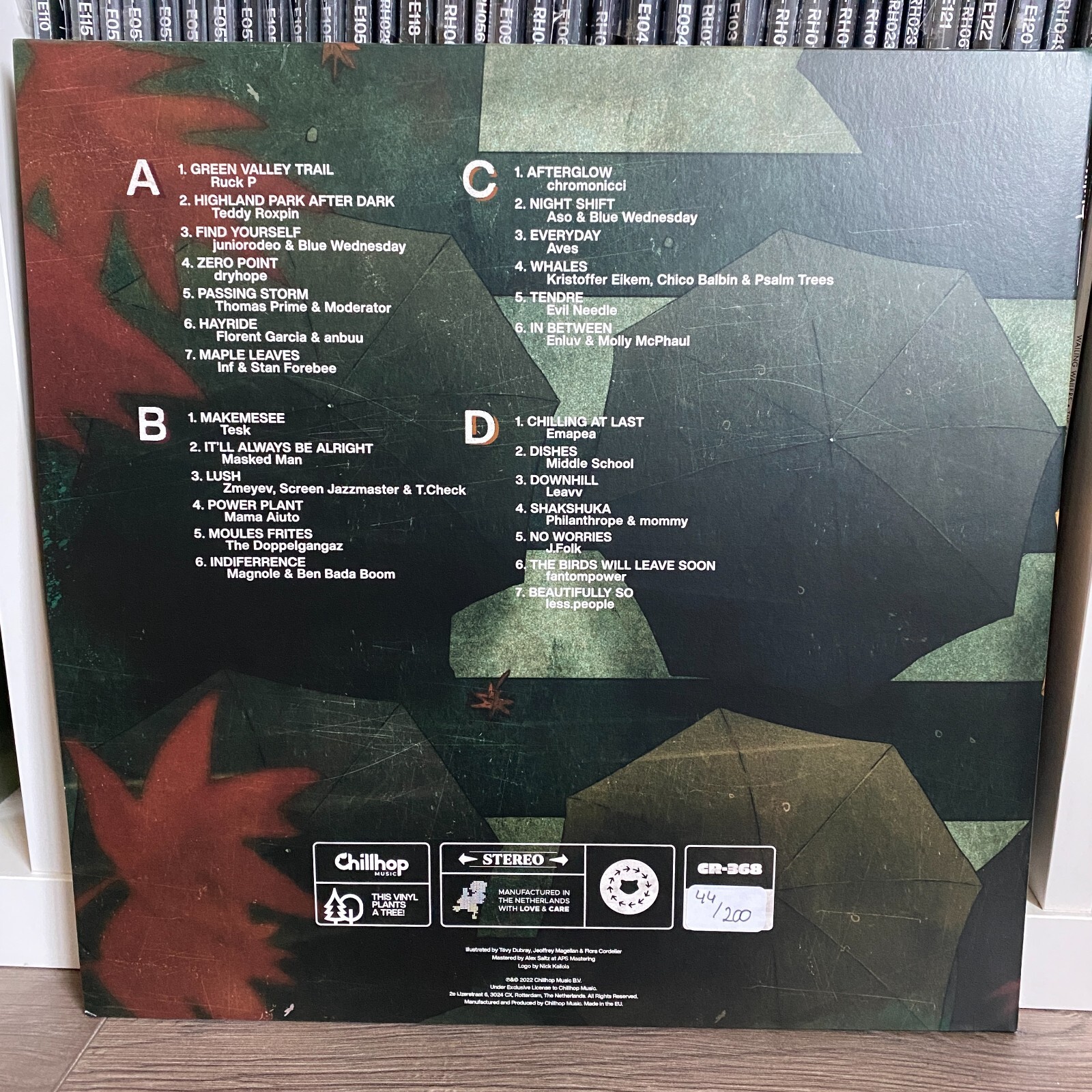 Chillhop Essentials Fall 2022 2LP – Numbered 44/200 (Red & Yellow Marble Vinyl)