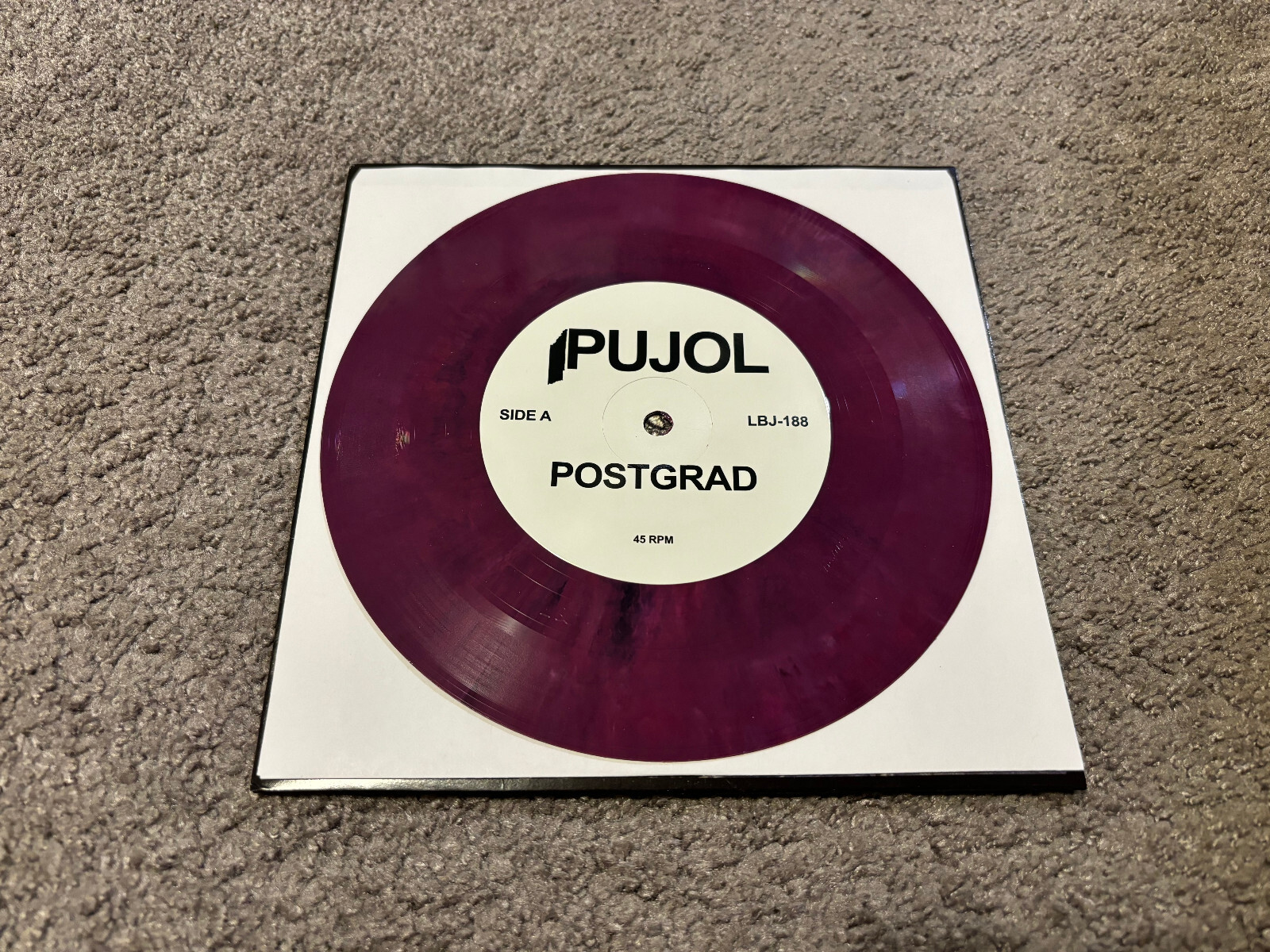 Pujol: Deep Cuts 2013 Saddle Creek Limited Colored RSD Garage Rock 7” Vinyl