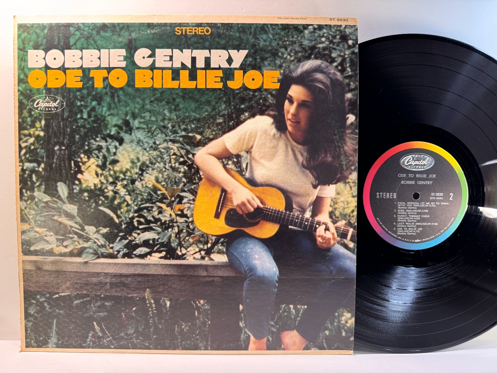 Country Soul LP BOBBIE GENTRY Ode to Billie Joe Capitol Stereo 1967 VG+