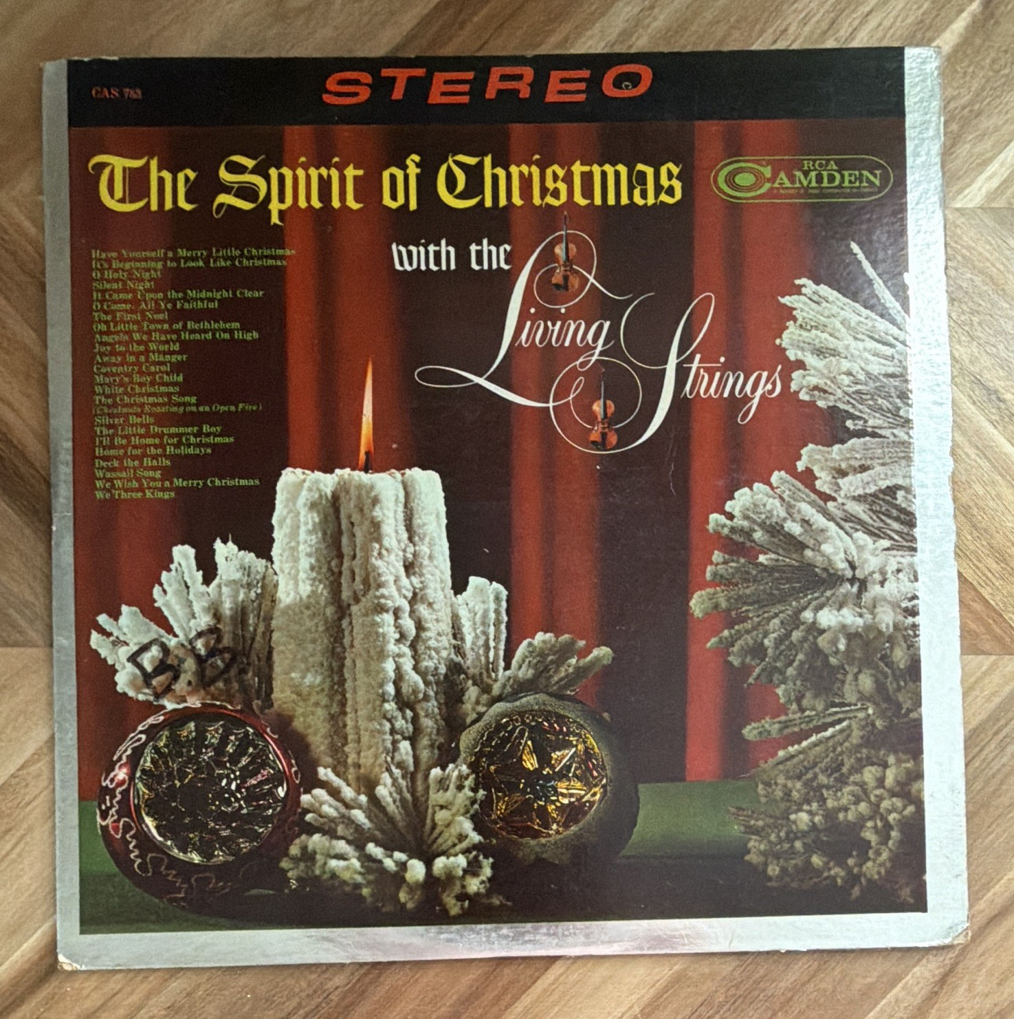 RCA Camden Spirit of Christmas Living Strings Stereo LP CAS-783