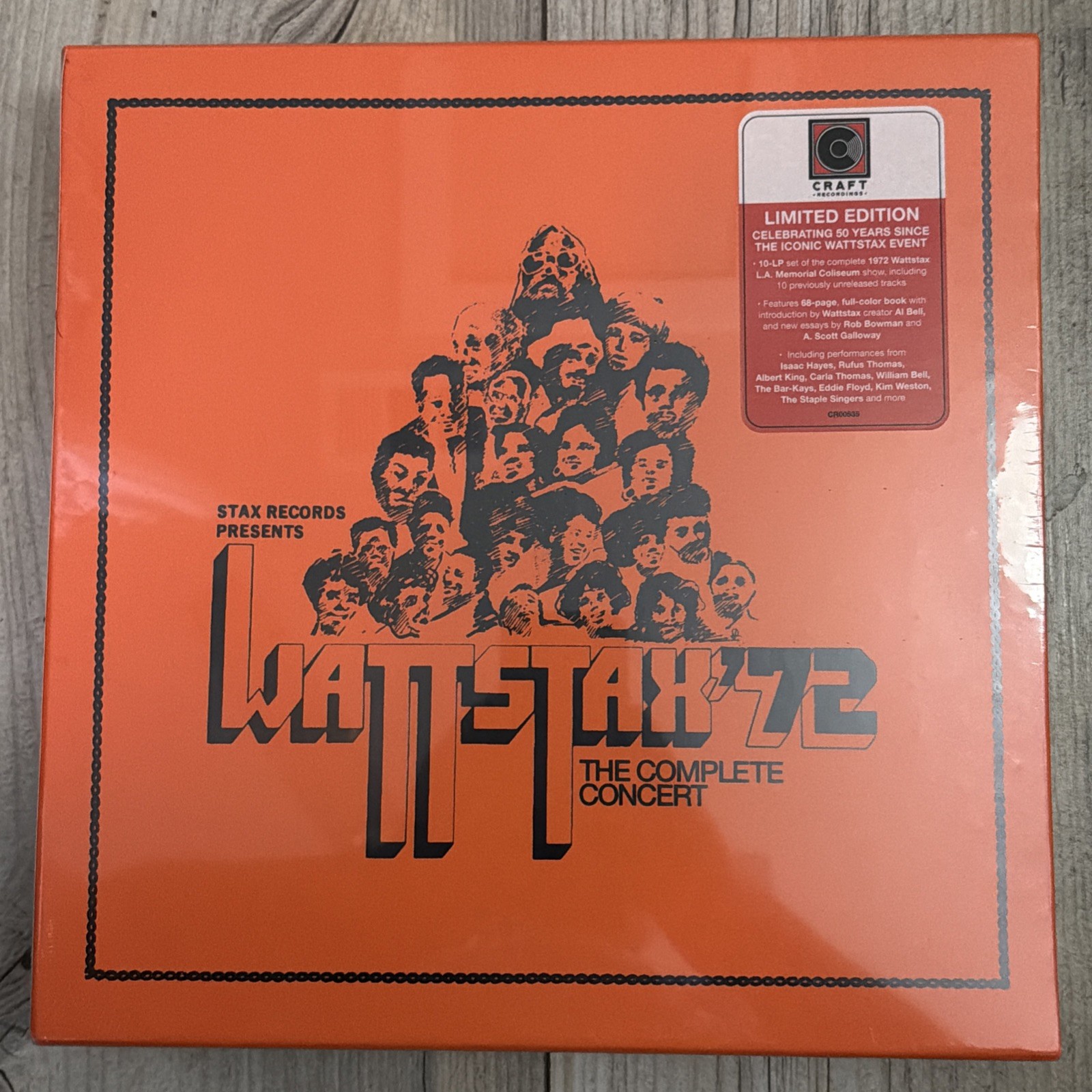 Wattstax Complete Concert Various Artists 10LP Record Vinyl Box Set New Sealed