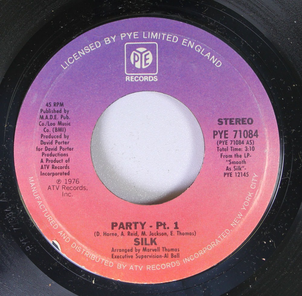 Soul Nm! 45 Silk – Party-Pt1 / Party Pt 2 On Pye Records