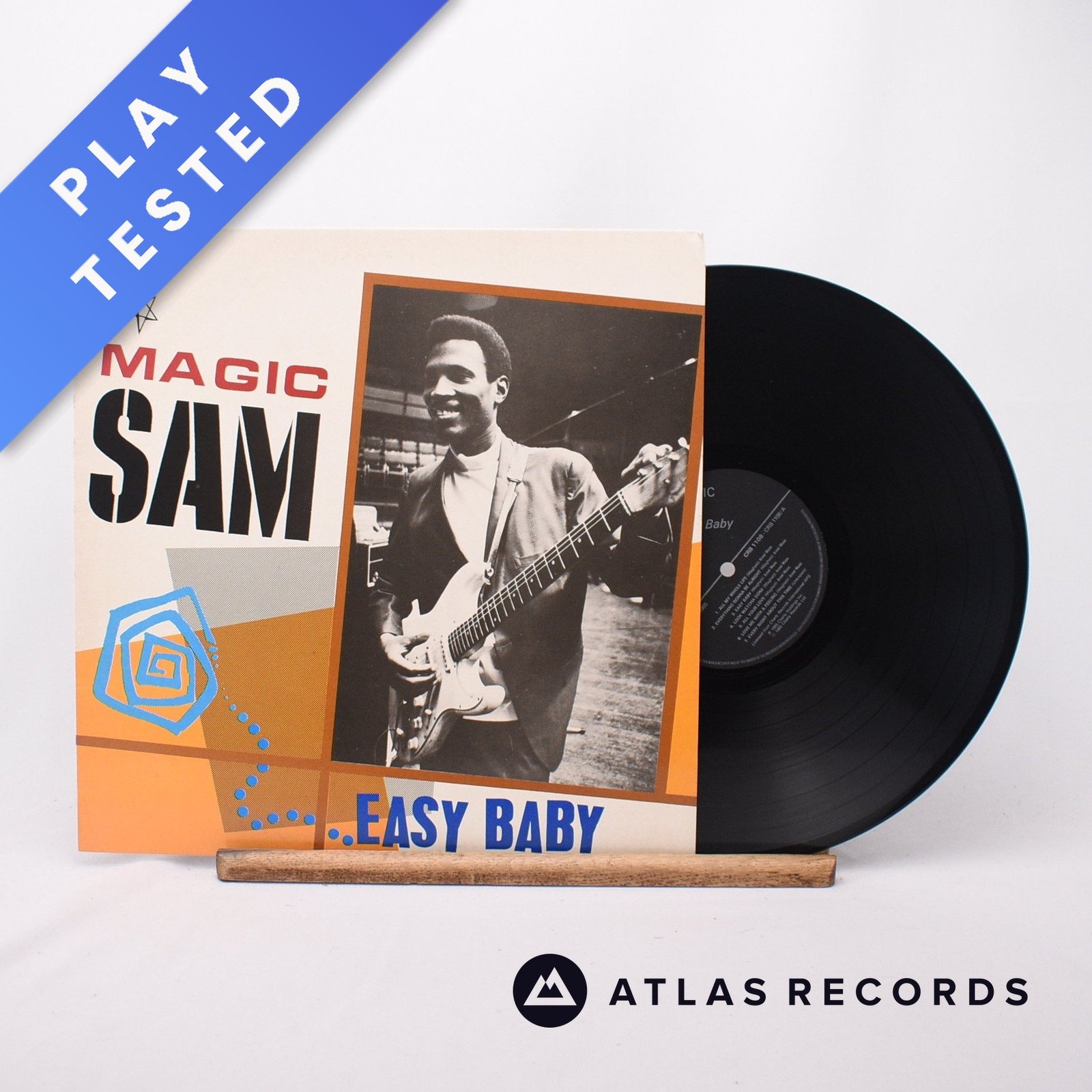 Magic Sam Easy Baby LP Vinyl Record 1985 CRB 1108 Charly R&B – EX/VG+