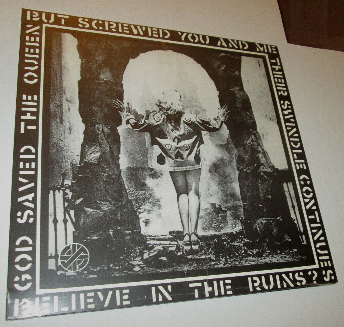 rare CRASS Christ the bootleg Live 5-2-1984 SEALED 1989 LP Anarcho Punk tour TOP