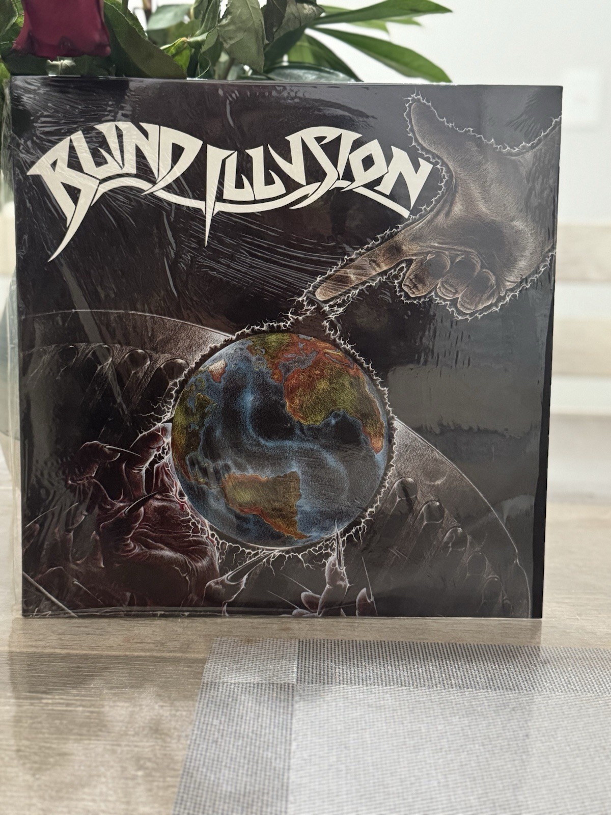 Blind Illusion The Sane Asylum Vinyl LP 1988 UK Thrash Metal Record-flawless