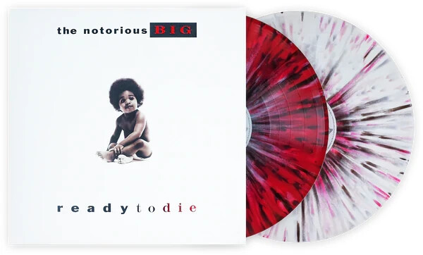 THE NOTORIOUS BIG READY TO DIE VINYL NEW! LIMITED RED+WHITE W/ SPLATTER LP JUICY