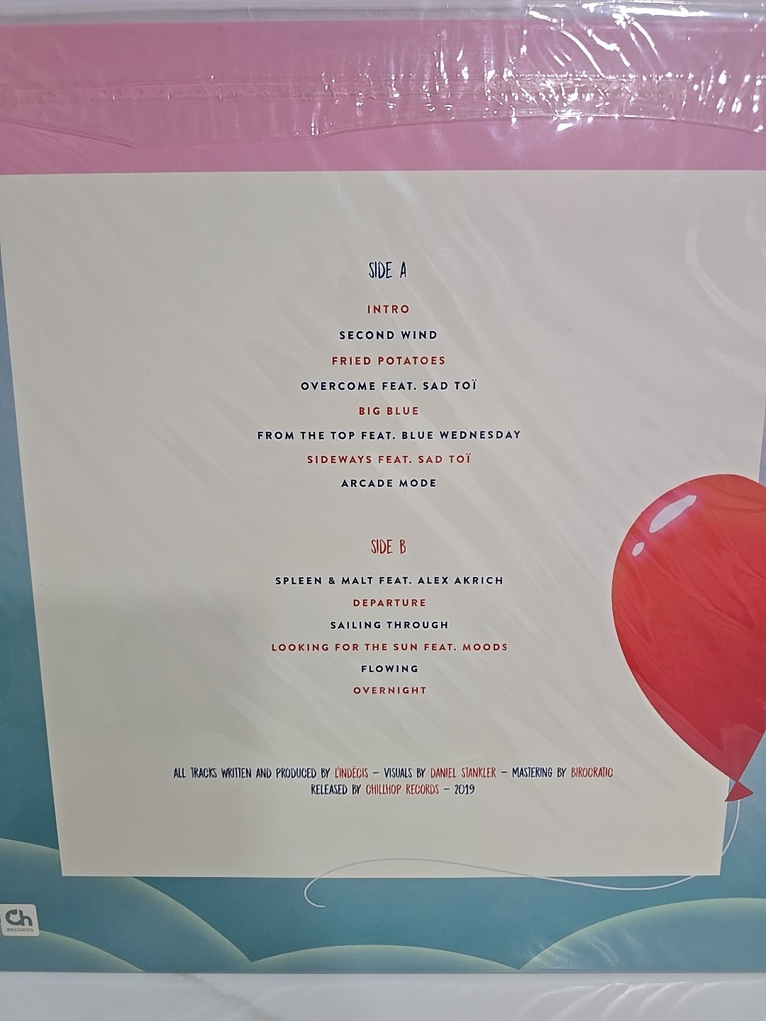 L’indécis ‎– Second Wind / Vinyl LP limited on White Chillhop Records NEAR MINT
