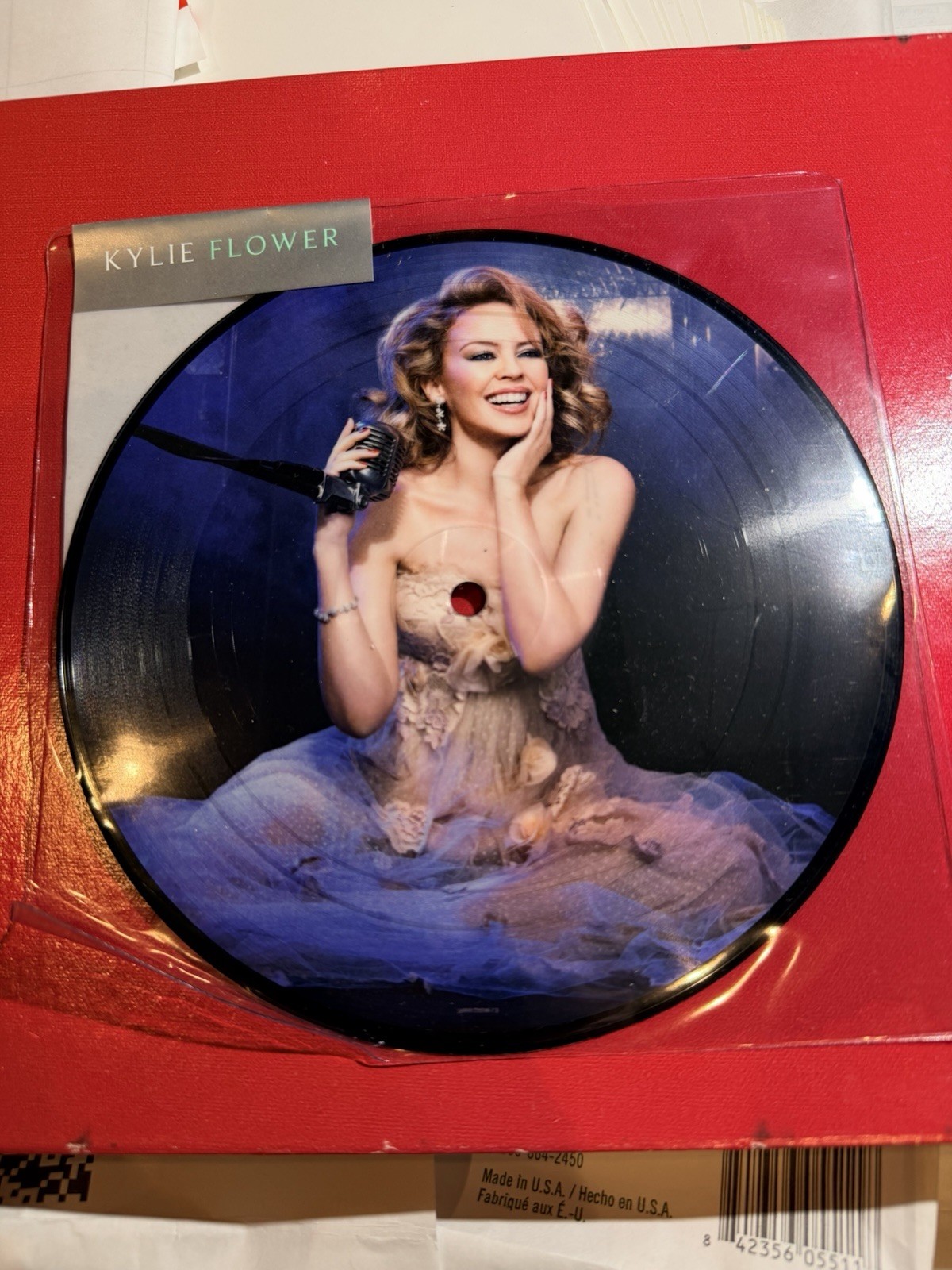 Kylie Minogue Flower 7″ Vinyl Picture Disc K25 Rare Limited Edition Pop 2012