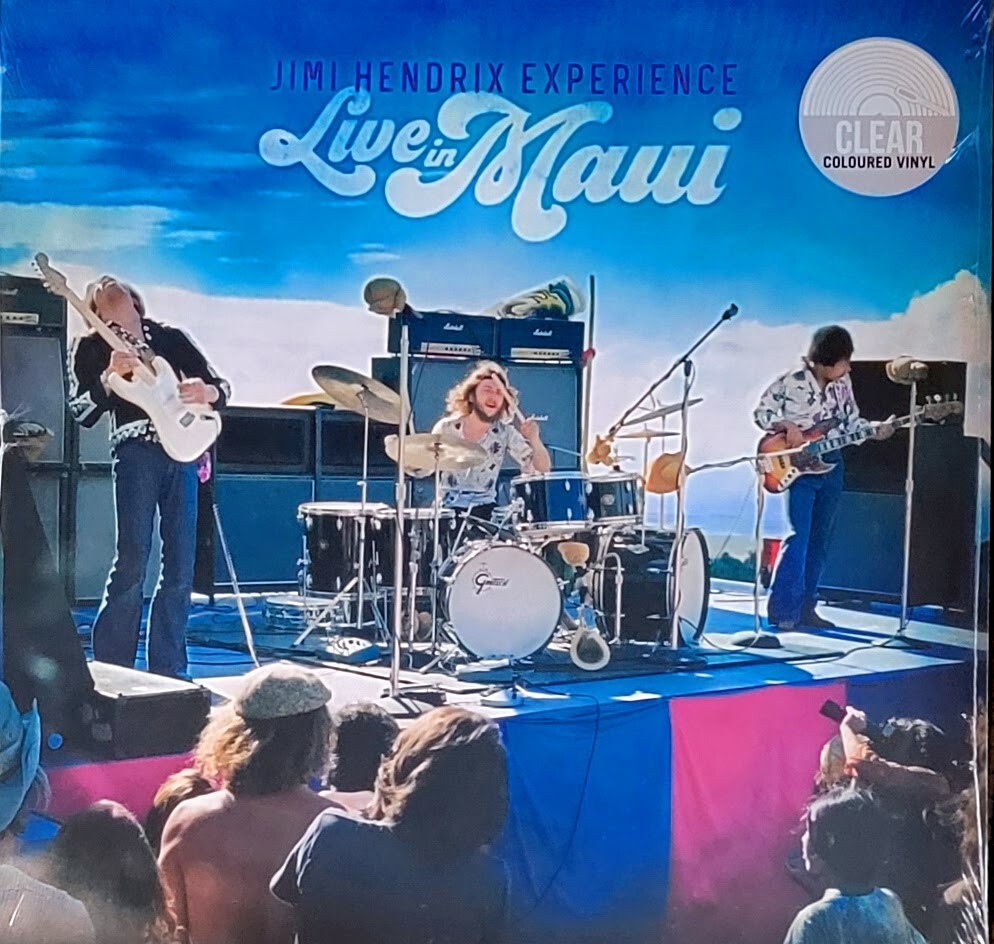 JIMI HENDRIX – LIVE IN MAUI – CLEAR VINYL LP ” NEW, SEALED “