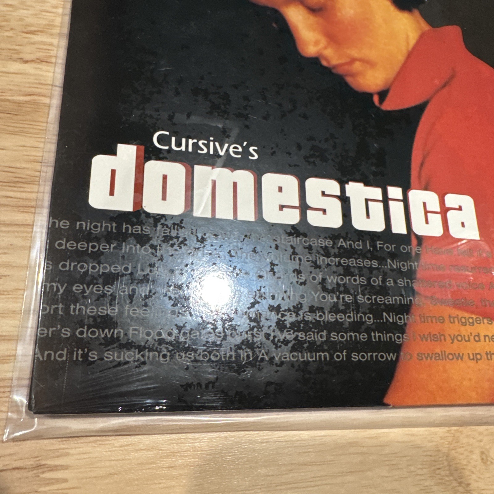 Cursive Domestica LP Vinyl Record Red Color