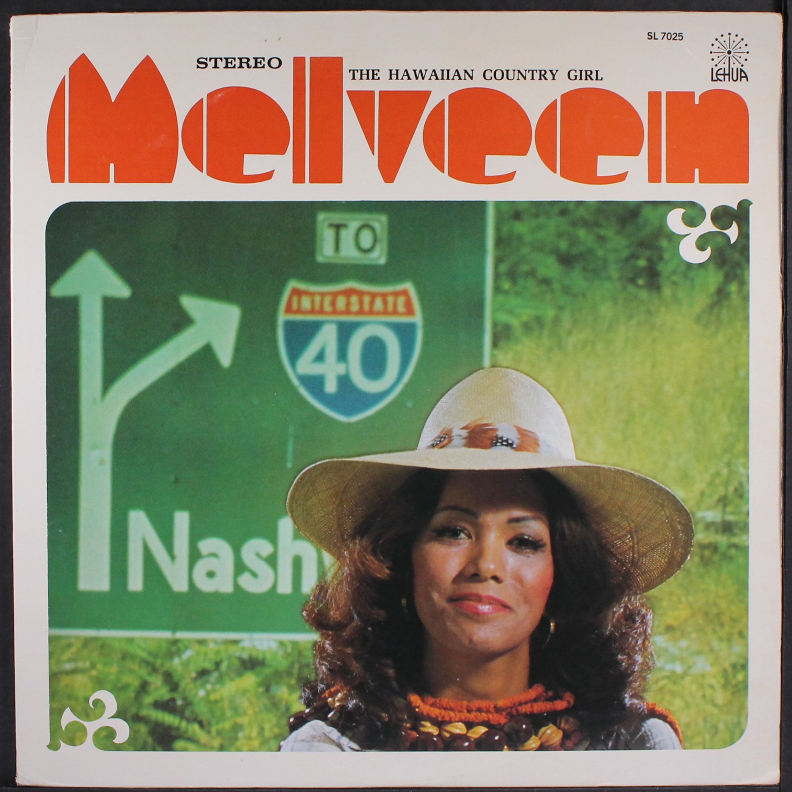 MELVEEN LEED: the hawaiian country girl LEHUA 12″ LP 33 RPM