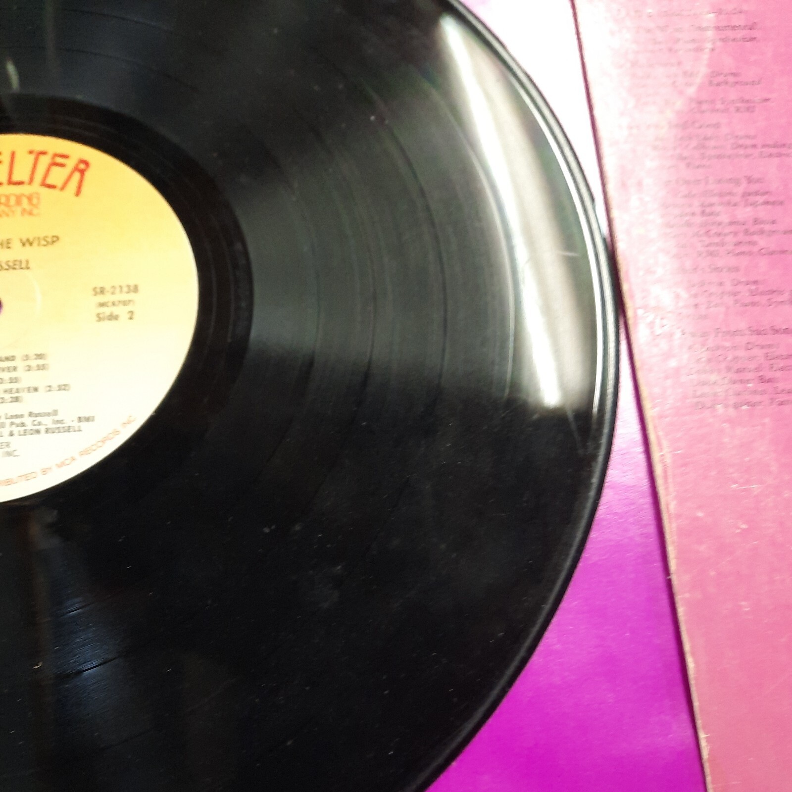 Leon Russell LP Will O’ The Wisp 1979 Shelter MCA Rock READ G-