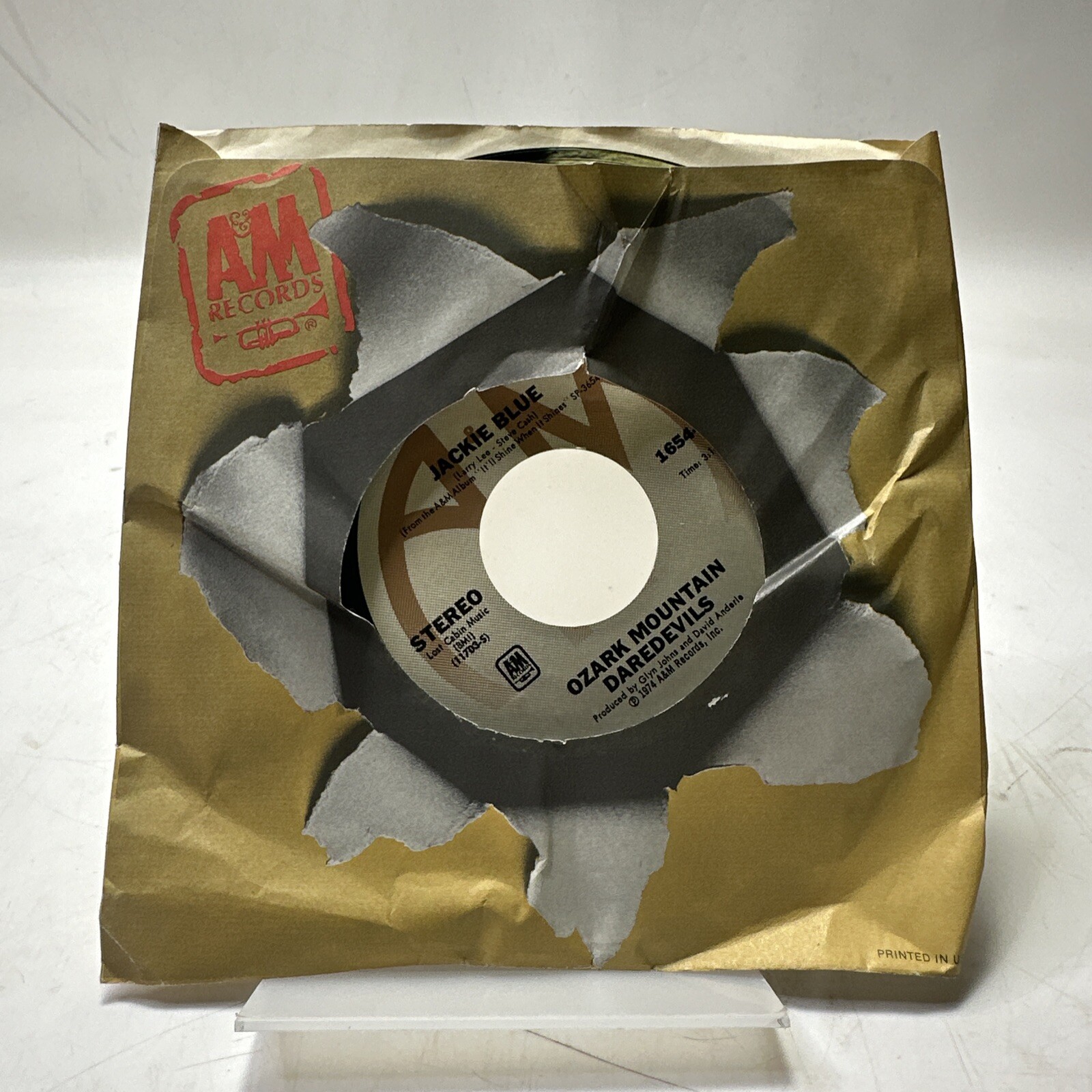Rock 45 Ozark Mountain Daredevils – Better Days / Jackie Blue On A&M