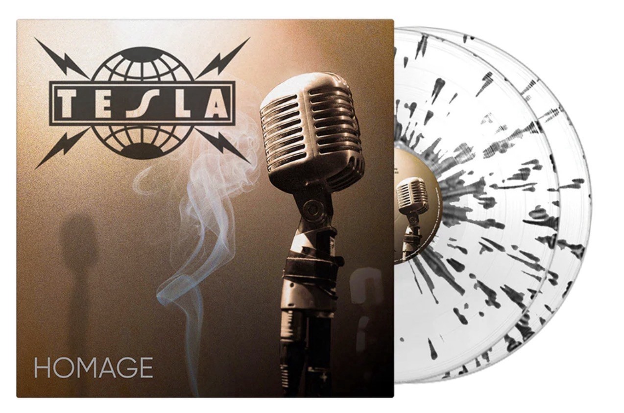 Tesla ~ Homage, 2LP Exclusive White w/ Black Slpatter Vinyl *New